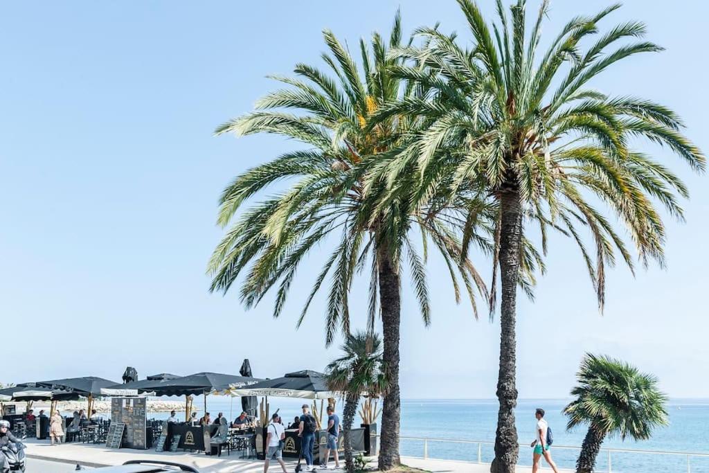 Superbe Studio Avec Terrasse En Front De Mer Mentone Esterno foto